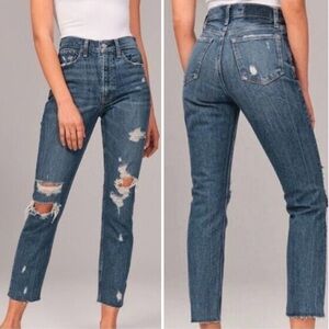 A&F HighRise Mom Jean